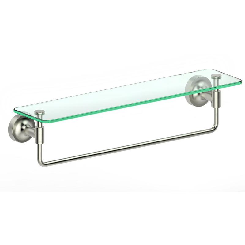 Glasregal für Badezimmer mit runder Basis